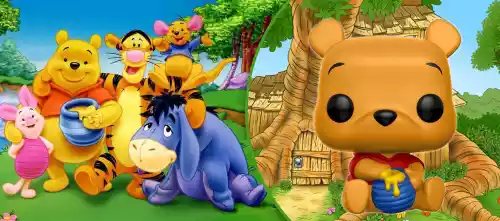 vectores plantilas WINNIE POOH,CARICATURA,NIñO,